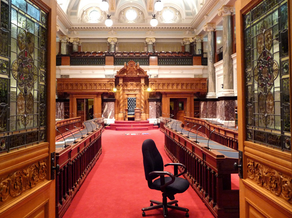 B.C. Legislature. Photo by Herb Neufeld (flickr's Oggie Dog)