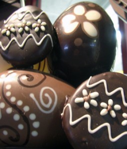 Chocolate eggs. Photo © Emily McCracken, via creative commons and flickr